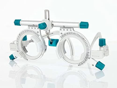 QIANMEI Optical Trial Lens Frame Multifunctional Optometry Optic Trial Frame, Pure Titanium Optometry Trial Frame, 5 Lenses Can Be Inserted Into The Trial Frame Optician Tools