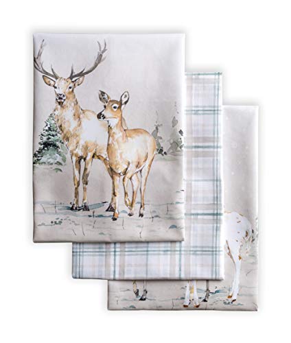 Maison d' Hermine Kitchen Towels Set of 3 100% Cotton 27.50