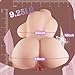 9LB Vibrating Sex Doll Male Masturbators with Plump Boobs, Realistic Male Masturbator Doll with Unique Butterfly-Shaped Labia, Adult Sex Toys Pocket Pussy for Men Masturbation