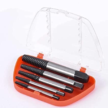 Wagela Damaged Screw Extractor Breakage Bolt Extractor Drill Bits Guide Set | Broken Easy Out Fastener Kit (Pack of 5) (B0BWR6YPBV) Amazon Price History, Amazon Price Tracker