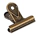 MauSong 1 PCS Duckbill Metal Binder Clips, Invoice Bill Clip Utility Paper Clips for Office Home Use (Brozen, XL)
