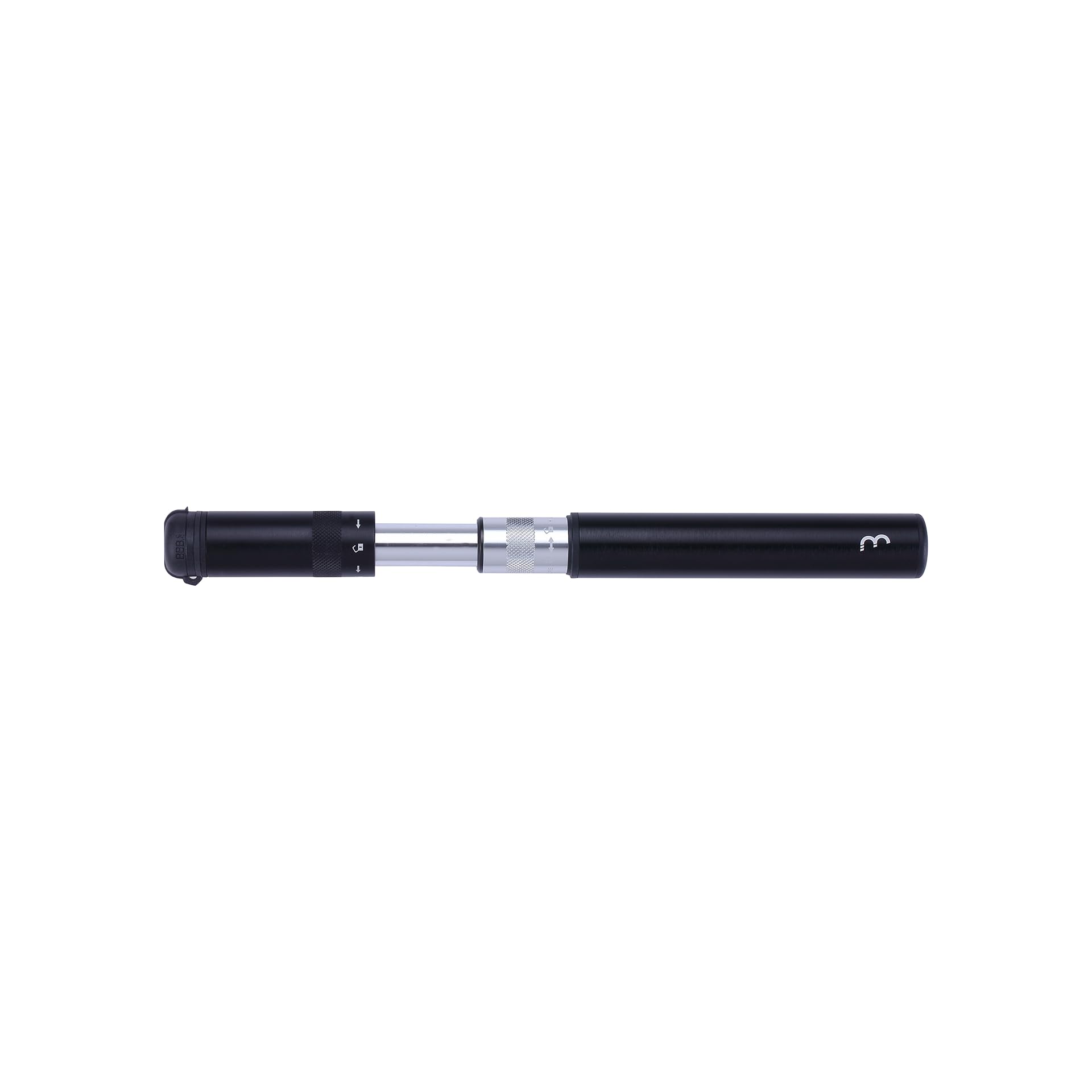BBB Cycling mini pompka do opon rowerowych z zaworami Presta, Schrader i Dunlop, 130 PSI, zamontowana na ramie wysokociśnieniowa pompa rowerowa Samurai BMP-50
