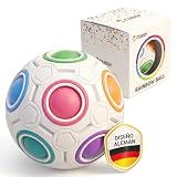 CUBIDI® Bola Mágica Arcoíris Puzzle 3D. Rompecabezas Niños Ideal También como Rompecabezas Adultos. Juguetes Antiestres Adultos y Perfectos como Regalo Niña 6 Años y Niño.