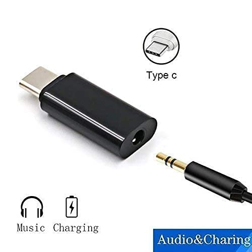 Image of One Plus Stereo Jack Splitter Type C to 3.5mm Audio Jack, car Audio Connector USB Type c, Headphone Converter Cable Compatible for One plus 12 /12R 11 /11R 10pro /10T /10R 9 9t 7 7pro 7t 6t Nord CE 4