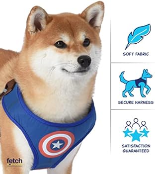 captain america dog harness