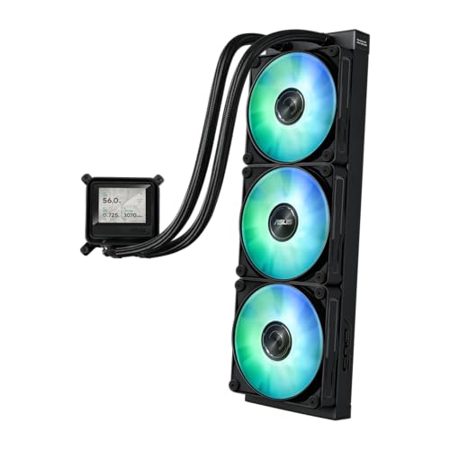 ASUS MAX Gaming LC 360 ARGB LCD Système de refroidissement liquide de processeur Taille de radiateur : 360 mm pour : AM4 AM5 LGA1851 LGA1700 cuivre 120 mm - vue 6
