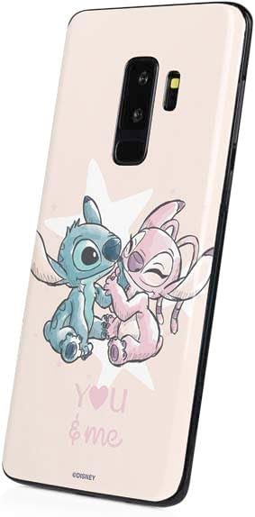 Skinit Decal Phone Skin Compatible with Galaxy S9 Plus - Officially Licensed Disney Lilo and Stitch Stitch and Angel Design