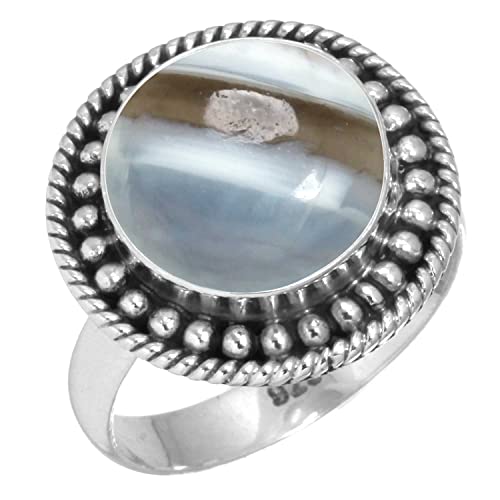 Bague ambre argent 925 femme pierre naturelle bohème