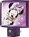 Disney 13367 Minnie Mouse Automatic LED Children's Night light, Wraparound Shade, Light Sensing, Auto On/Off, Plug-In, Soft Pink Glow, Energy Efficient, Featuring Bella from Mickey Mouse Clubhouse