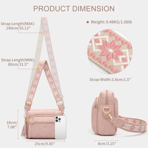 Image of Vegan Leather Crossbody Bags for Women Anti theft Purses and Handbag