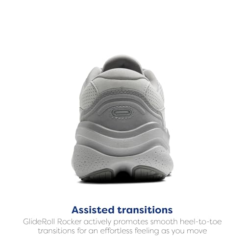Brooks Women’s Ghost Max Suede/Leather Neutral Running & Walking Shoe - Oyster/Alloy/Antarctica - 11 Medium - image 3