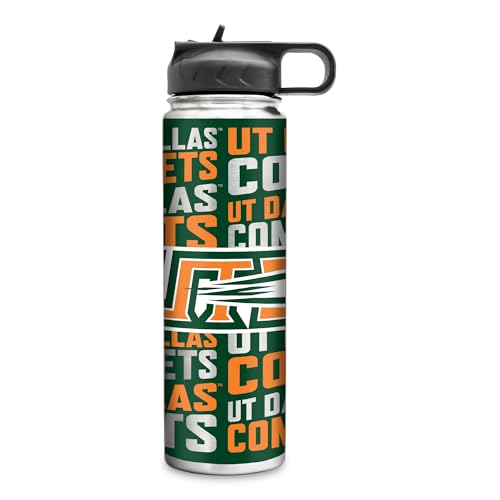 Rico Industries NCAA Texas-Dallas Comets Standard 22oz Stainless Steel Tumbler with Lid - Great For Coffee, Tea, Water or Cocktails