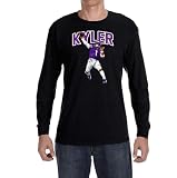 Long Sleeve Minnesota Kyler Murray Throwing Logo Shirt T-Shirt Adult Medium Black