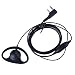 KEYBLU D-ring Walkie Talkie Earpiece/Headset for Two Way Radio (Kenwood)
