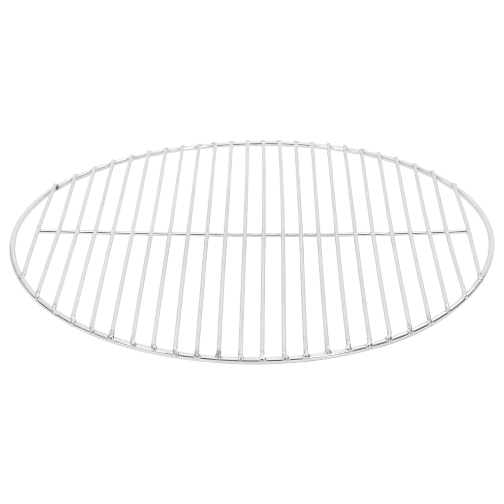 Griglia rotonda per barbecue Ø47 cm in acciaio inossidabile 304 per grigliare panini, hamburger, pollo, verdure