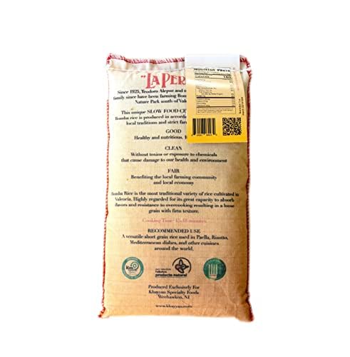 Miniatura 5 de La Perla  Bomba Rice  Denominación de Origen Valencia España  Slow Food Certificado Valencia  Cultivado naturalmente  Perfecto para paella y todos