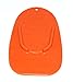 PLASTIC MOTORCYCLE KICKSTAND PLATE BIKER'S KICK STAND PAD ORANGE