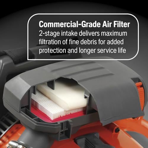 Husqvarna 570BTS Backpack Leaf Blower, 66-cc 4-HP 2-Cycle Gas Leaf Blower