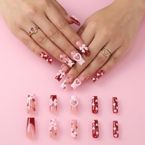 Image of MAYCREATE Bow-Knot Nail Stud Rhinestones Crystal, 3D Bow-Knot
