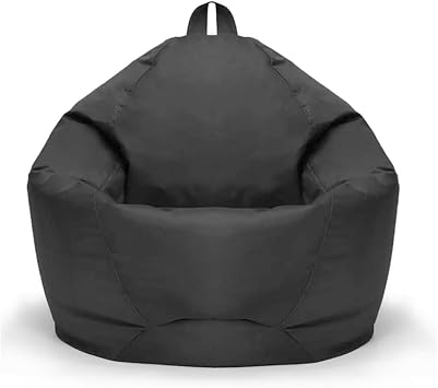 Waterproof Bean BagNo Fillers  Bean Bag Chair, Bean Bag Sofa,Waterproof Lazy Sofa Cover Garden Bean Bag Chair Cover Outdoor Indoor Waterproof Unlined Unfilled Recliner BagDark Gray