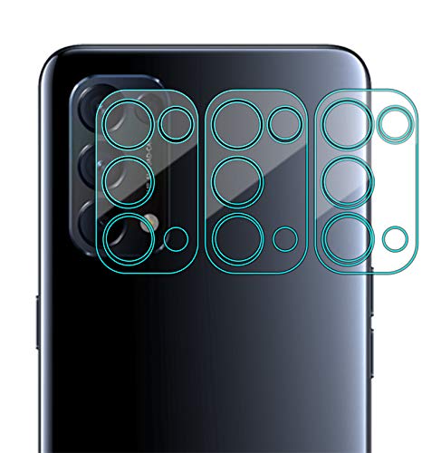 NOKOER Kamera Glas Schutzfolie Kompatibel für Oppo Find X3 Lite, [3 Stück] Ultradünnes Gehärtetes 2.5D Kamera Schutzglas, 360 Grad Schutzkamera- Transparent Cover