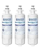 Waterspecialist ADQ36006101 Refrigerator Water Filter, Replacement for LG LT700P, Kenmore 9690, 46-9690, 469690, ADQ36006102, LT700PC, WSL-3, R-9690, LFXS30766S, LFXC24726D (Pack of 3)