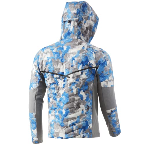 Huk Men's Standard Icon X Superior Hybrid Jacket | Water Resistant & Wind Proof, Ice Boat, Medium #TOP1