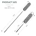 SetSail Extra-Long Dusters with Extension Pole 100-inch for Cleaning, Bendable Microfiber Head Washable Ceiling Fan Duster for High Ceilings, Furniture