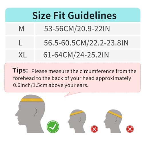 Bike Helmets for Adults – Front and Rear LED Lights