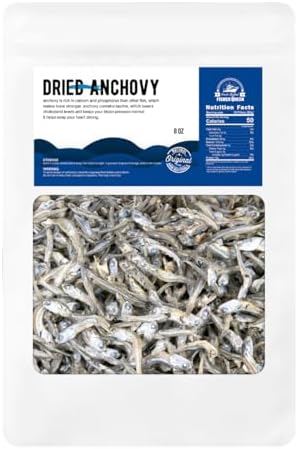 FISHER QUEEN Dried Anchovies for Stir-fry and Broth_8oz. (227g)_Medium Size