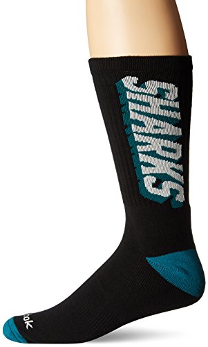 Chaussettes sport homme Reebok NHL Sp17 Crew noir taille 9-11 coton respirant