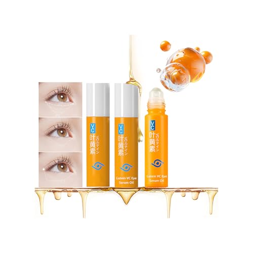 XIRUJNFD VC Anti-Wrinkle Eye Serum Oil Ruy Eye Oil VC Ruy Vc Serum Lutein Roller Ball Anti-Wrinkle (2Pcs)