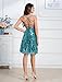 Short Prom Sequin Dresses for Teens Skater Dress for Women Girls School Dance HOCO Dress Mini Short Homecoming Dresses Summer Sparkly Spaghetti Straps Mini Dresses Dance Backless Peacock Blue XS