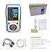 PRCMISEMED Vet Handheld Pulse Oximeter - Professional for Dogs/Cats/Horses SPO2, Heart Rate, Temperture - Rechargeable Battery (30-Day Guarantee)