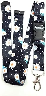 SpiriuS Safety Breakaway Lanyard Neck Strap for id Card Badge Holder with Metal Clip 2cmx43cm Original Design (Animal Foots)