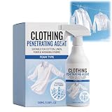 Fleckenentferner Kleidung Spray,Reiniger Multifunktional Non Emulsifier Clothing Cleaner,Ölfleckentferner Waschmittel Flüssig für Kleidung,Schuhe,Ohne Emulgator,Schont Stoffe,100ml