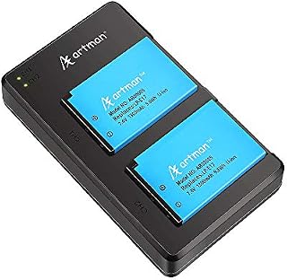 Artman 2-Pack LP-E17 Upgraded Batteries and Rapid Dual USB Charger for Canon EOS