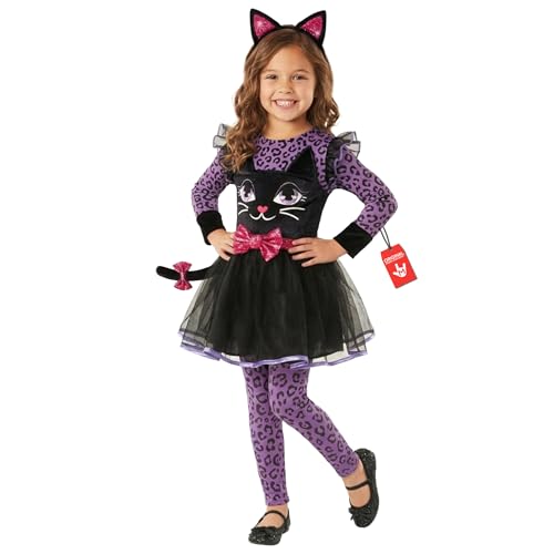 Morph Purple Cat Costume for Kids & Girls - Halloween Cat Costume for Little Girls
