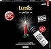 Produktbild Lumix® LED kabellose Weihnachtsbaum Christbaumkerzen SuperLight Mini Metallic Rot von Hand lackiert 12er Basis-Set Warmweiß inkl. Fernbedienung 4h Ausschalt-Funktion 9cm 75546