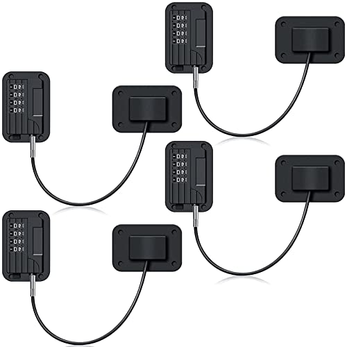 4 x Kühlschrankschloss-Zahlenkombination, Kindersicherheit,...