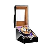 [Quality] Plexiglass windows, piano paint surface, elegant. The circuit board is coated with antistatic agent to prevent the motor from generating any tiny magnetic field, so your precious watch will always maintain the best performance