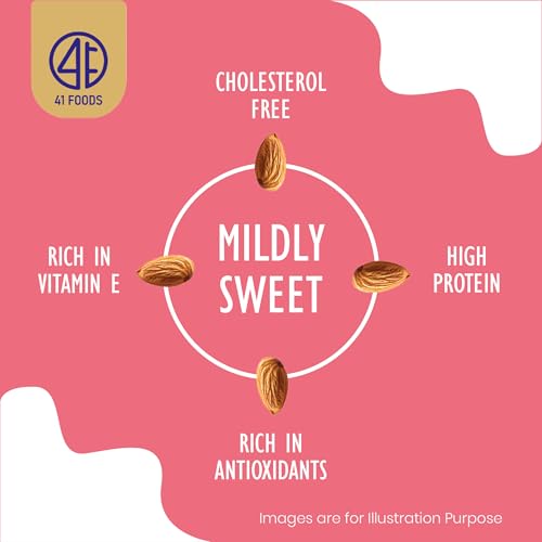Image of 41 Foods Premium Almonds | Badam | 200g
