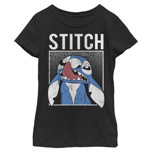 T-shirt Stitch pour fille idéal pour l'école et les sorties de week-end
