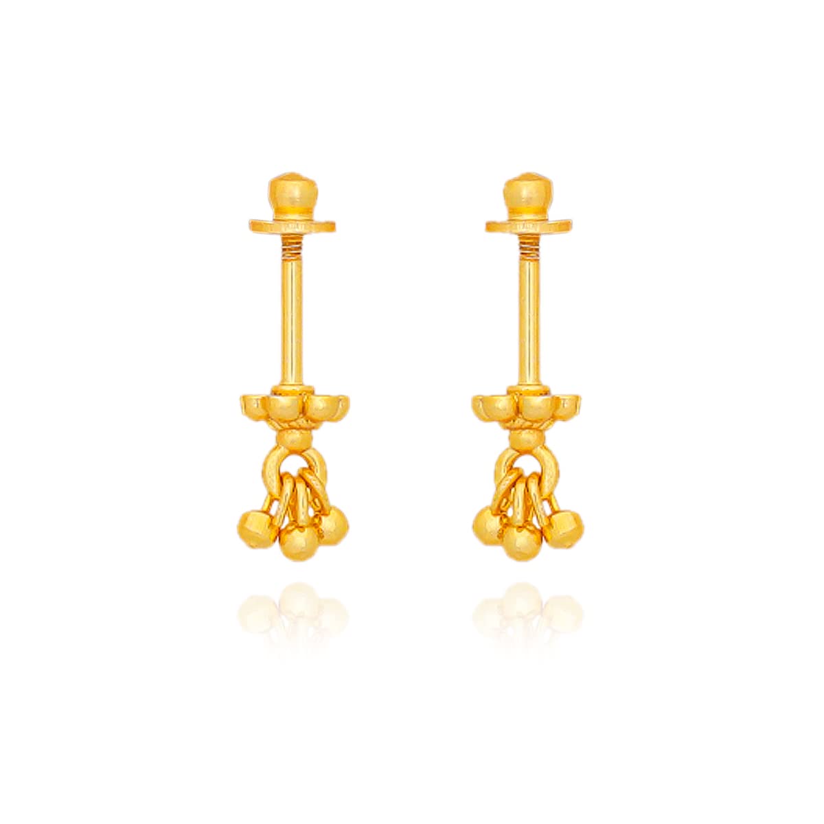arch fashion New Maharashtian Look Bugadi Earrings 1Gm Gold Micron Plated Erg1815 For Women (B0BHVXNR9W) Amazon Price History, Amazon Price Tracker