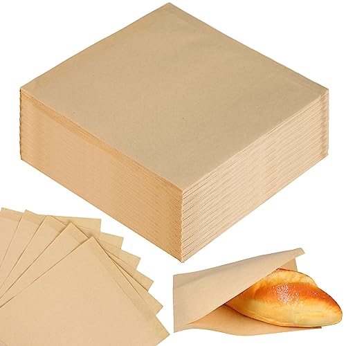 Colarr 400 Pcs Soft Pretzel Bags, Paper Pretzel Sleeves,Simple Style