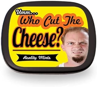 Gears Out Funny Mints - Gag Gift Mints - Candy Stocking Stuffers - Funny Gifts for Women and Men - Joke - Prank - Food Gift Ideas - Christmas White Elephant Gift Ideas - Small Stocking Filler (Cheese)