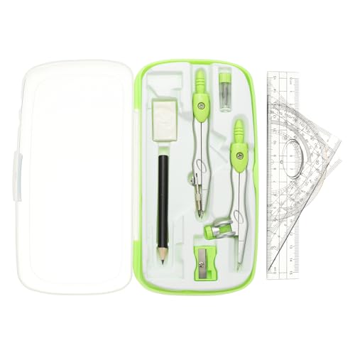 PATIKIL �􉽊w�����c�[���Z�b�g 11�� �W�I���g���Z�b�g �R���p�X�c�[�� ��U�h�~���[�{�b�N�X�t�� ��K ���w�R���p�X�L�b�g ���w���}�p�i �O���X�O���[��(�X�^�C��1)