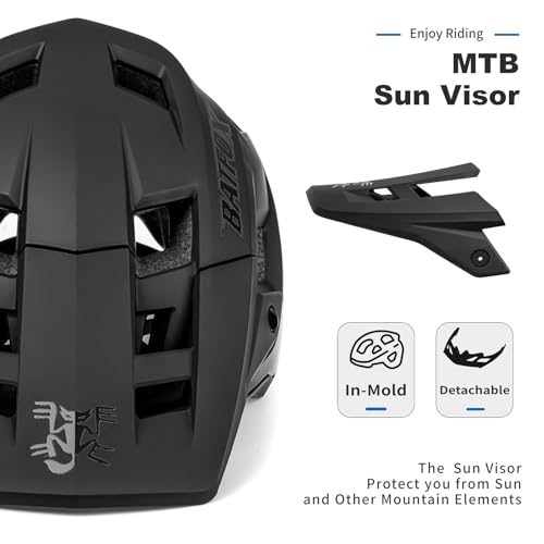 BATFOX Bike Helmet,Mountain Bike Helmet Helmets for Men