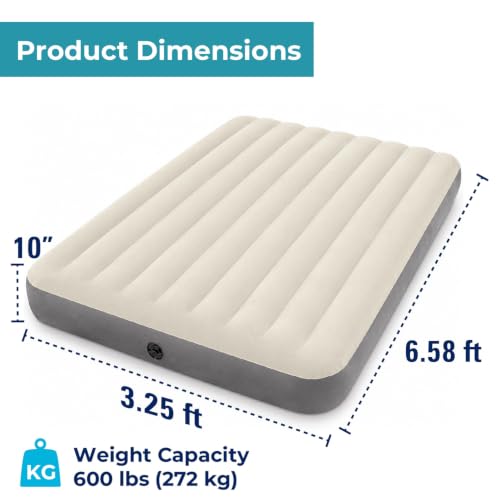 Toy Imagine 6.67ft Beige Inflatable Air Bed - Image 2