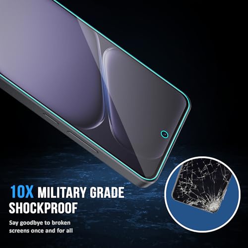Image of FIRST MART Military-Grade Matte Tempered Glass for OnePlus Nord CE 6 Lite - 9H Screen Protector, Anti-Glare Protection, Scratch-Resistant, Bubble-Free (1 Pack)